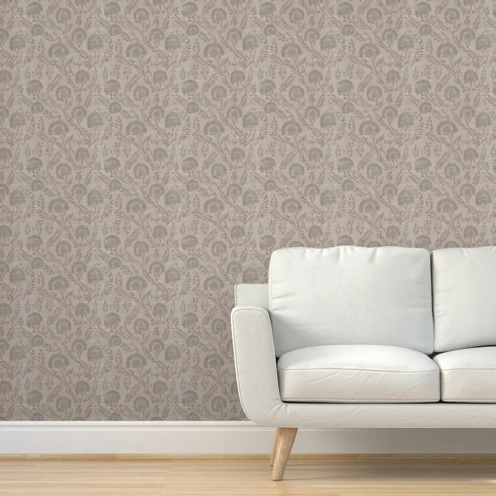 Hali Vintage Vineyard Peel and Stick Wallpaper - Dusty Rose product