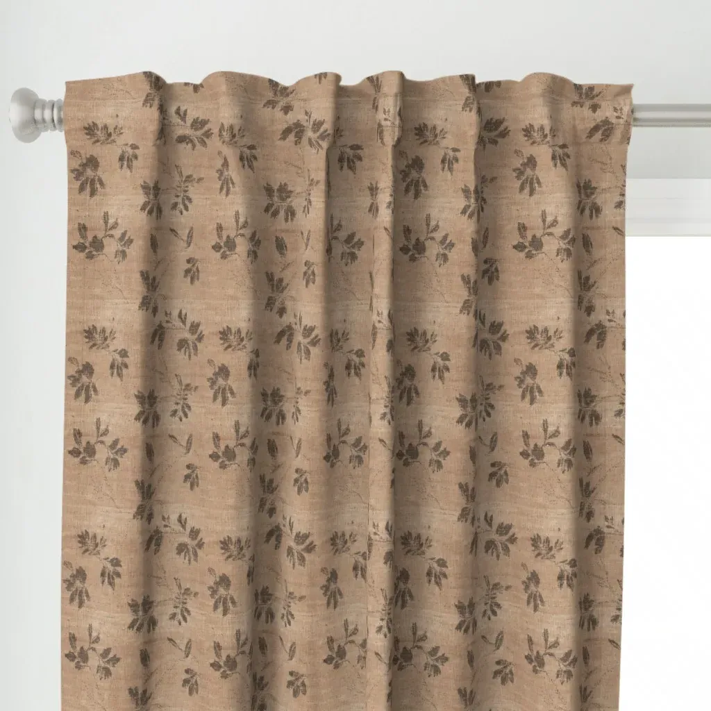 Hali Vintage Wool Curtain Panel - Beige alternate view