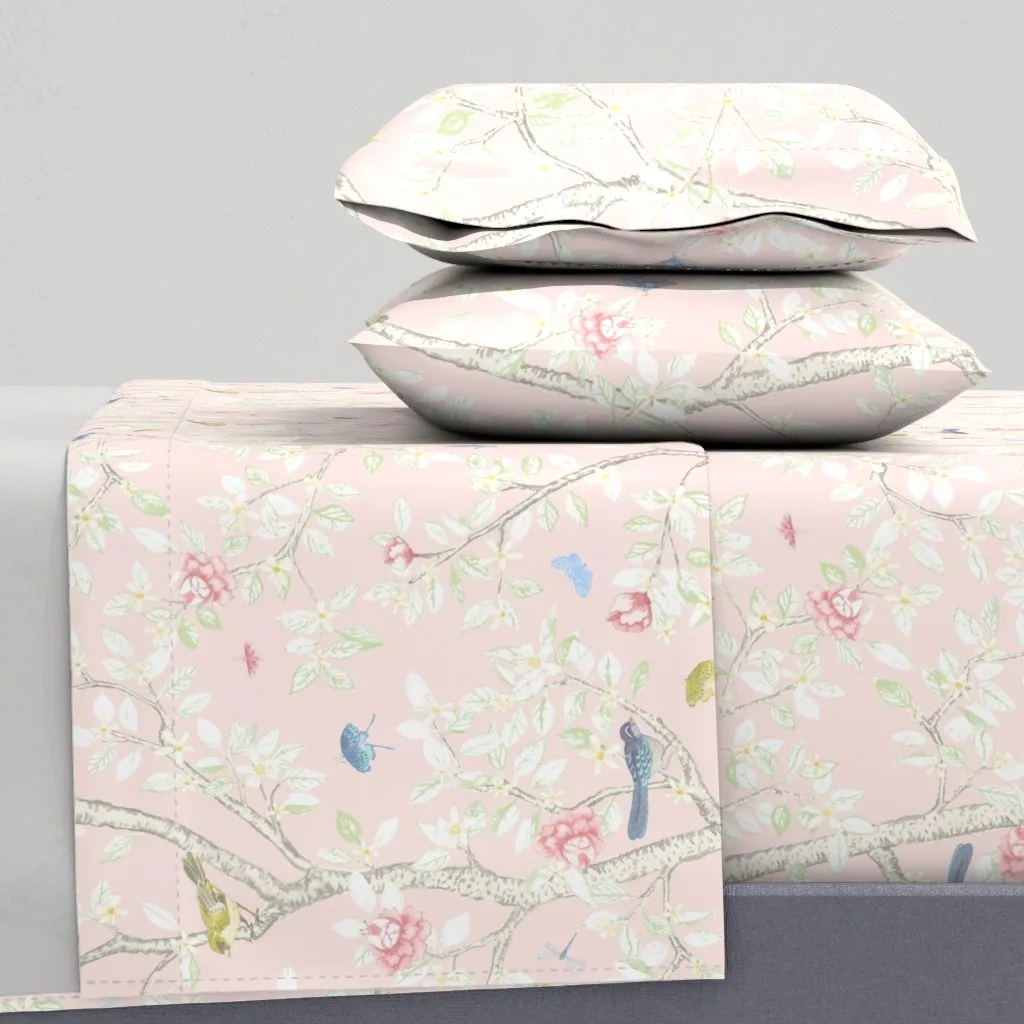 Hallie Elsie's Garden Twin Sheet Set - Pink product