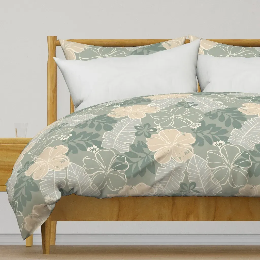 Hana Hawaiian Hibiscus Duvet Cover product