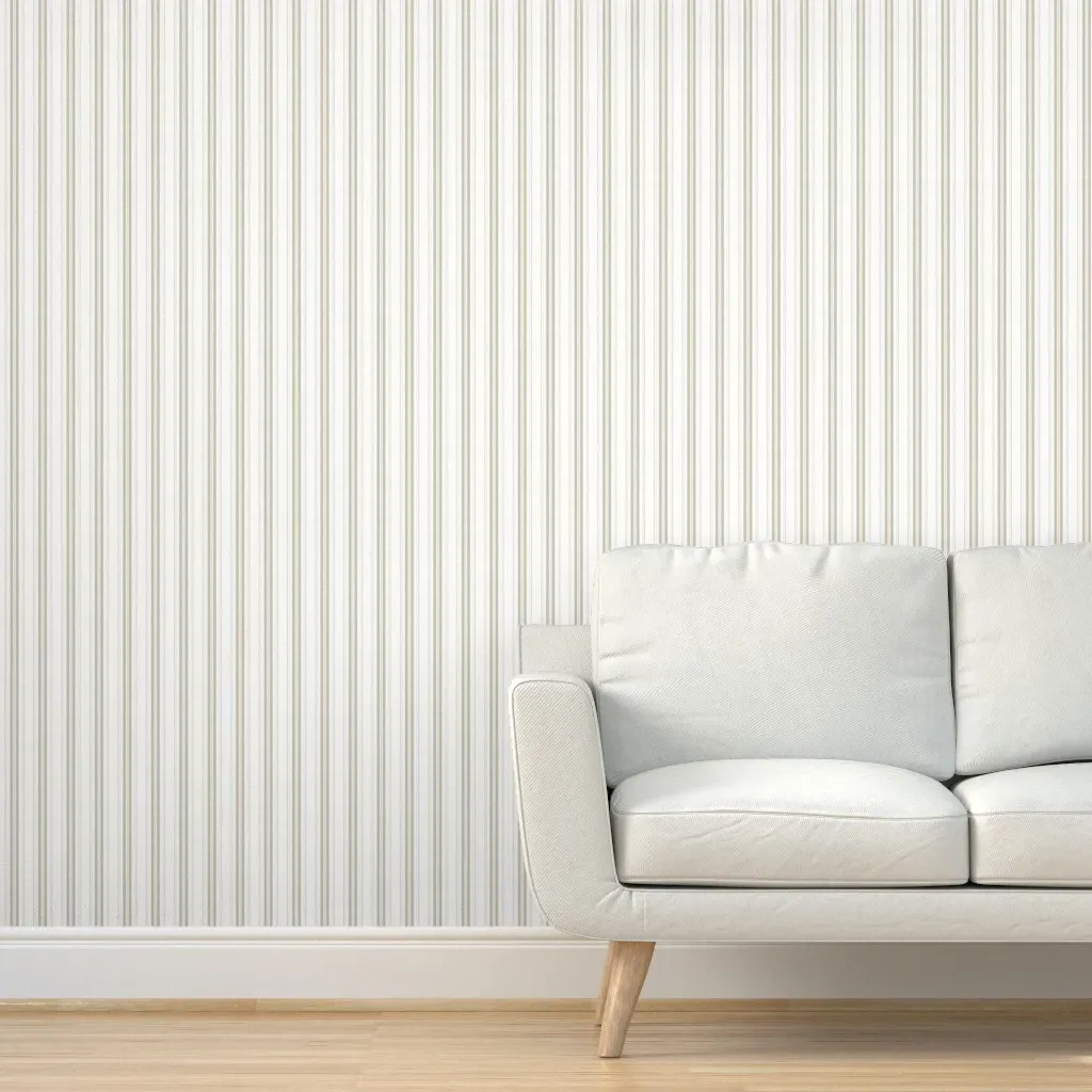 Hand Drawn Organic Peel and Stick Wallpaper - Beige product