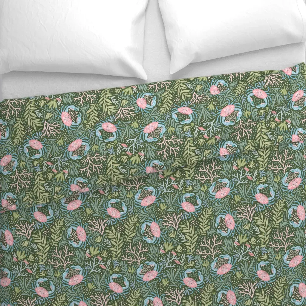 Happy Life Of Colorful M Duvet Cover - Pink alternate view