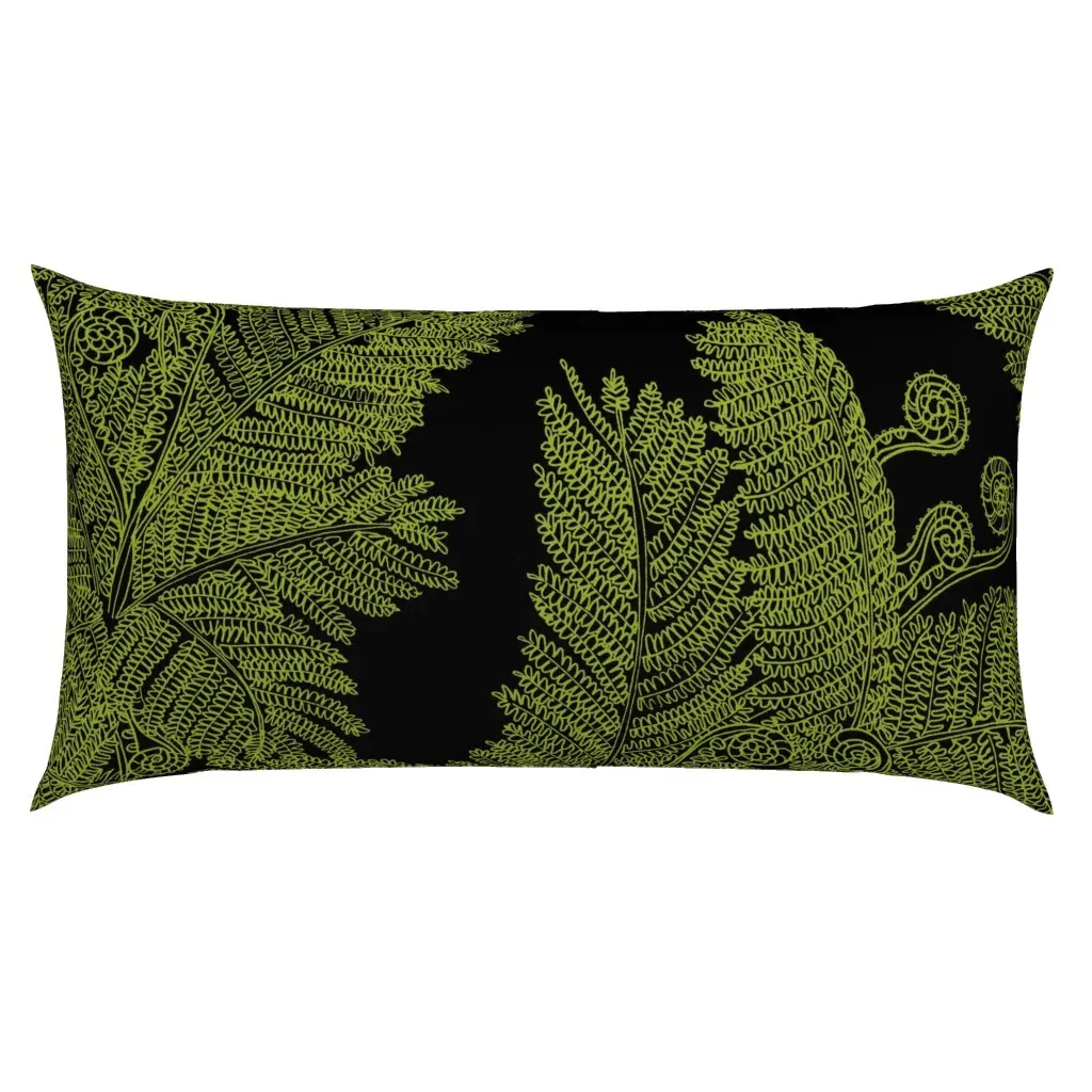 Hapu'U Fern King Pillow Sham - Olive Green product