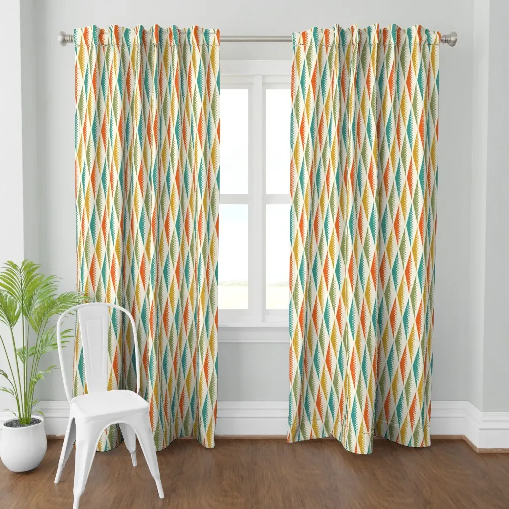 Harlequin Curtain Panel - Teal product