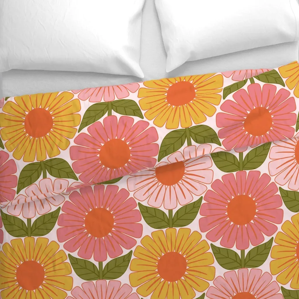 Have A Nice Daisy Duvet Cover - Pink alternate view