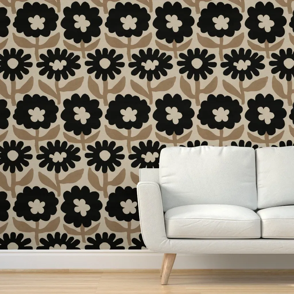 Haven Harlow Peel and Stick Wallpaper - Black product