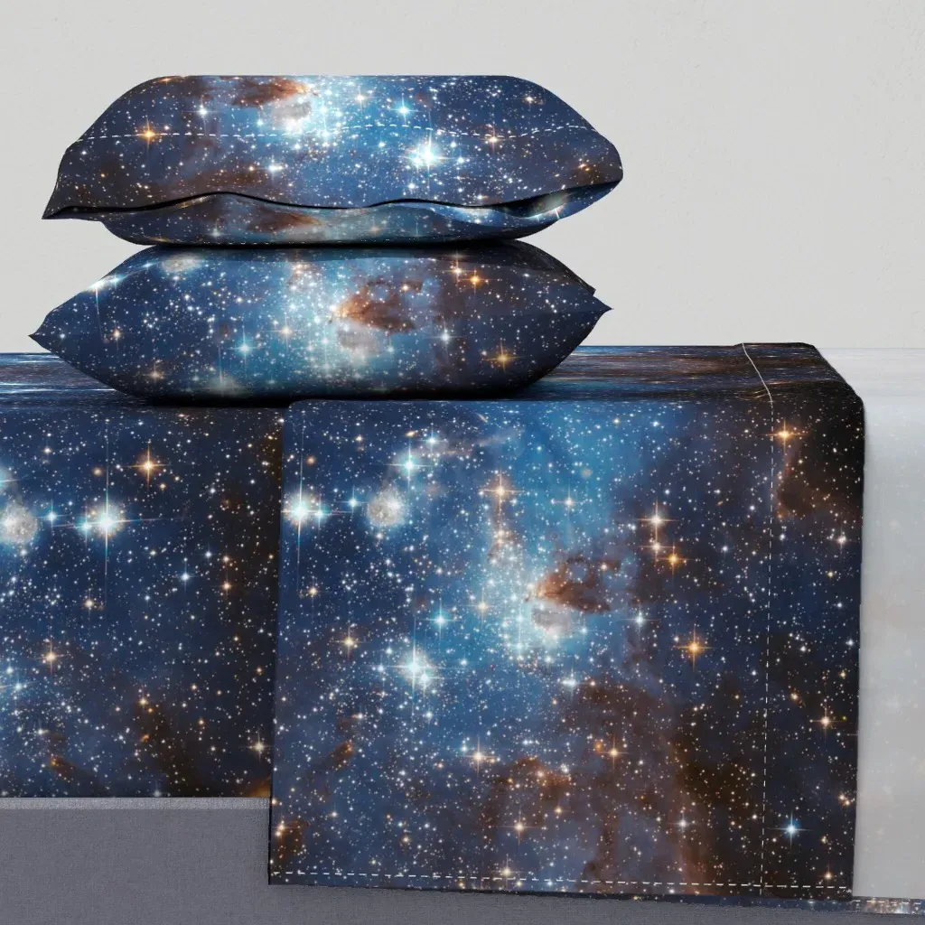 Hd Star-Forming Region Lh 95 Large Magellanic Cloud Twin XL Sheet Set - Blue product