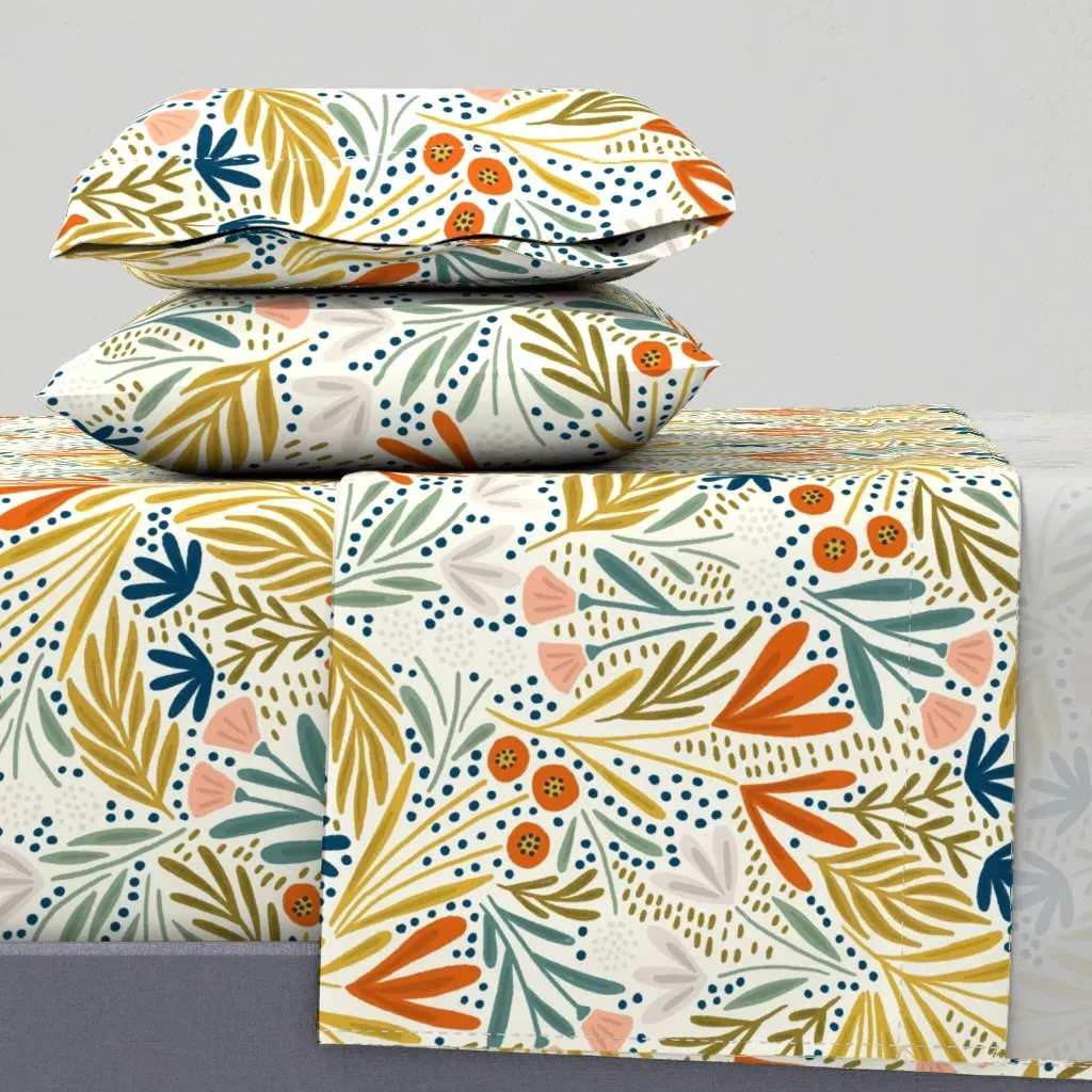 Henrietta Full Sheet Set - Orange product