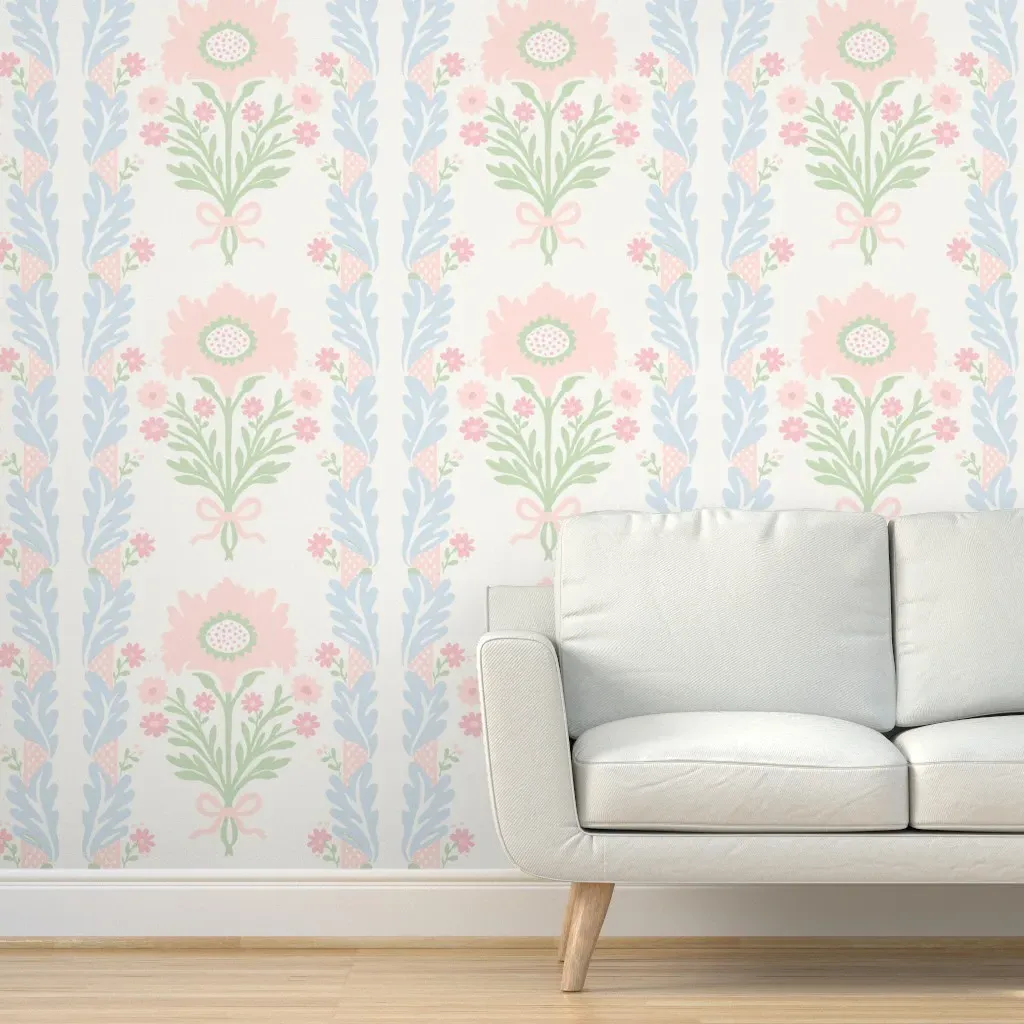 Henrietta Peel and Stick Wallpaper - Polar Blue product