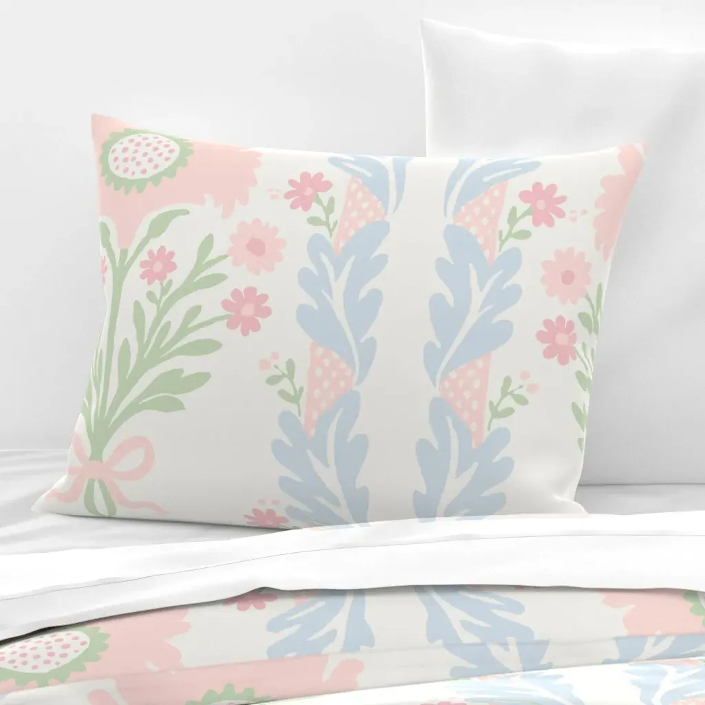 Henrietta Standard Knife Edge Cushion Cover - Pink, Cotton Sateen product