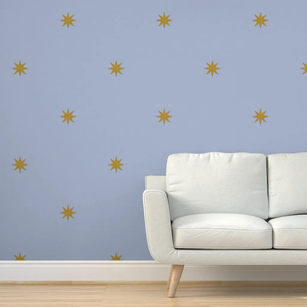 Henriette Medieval Stars Peel and Stick Wallpaper - Gold product