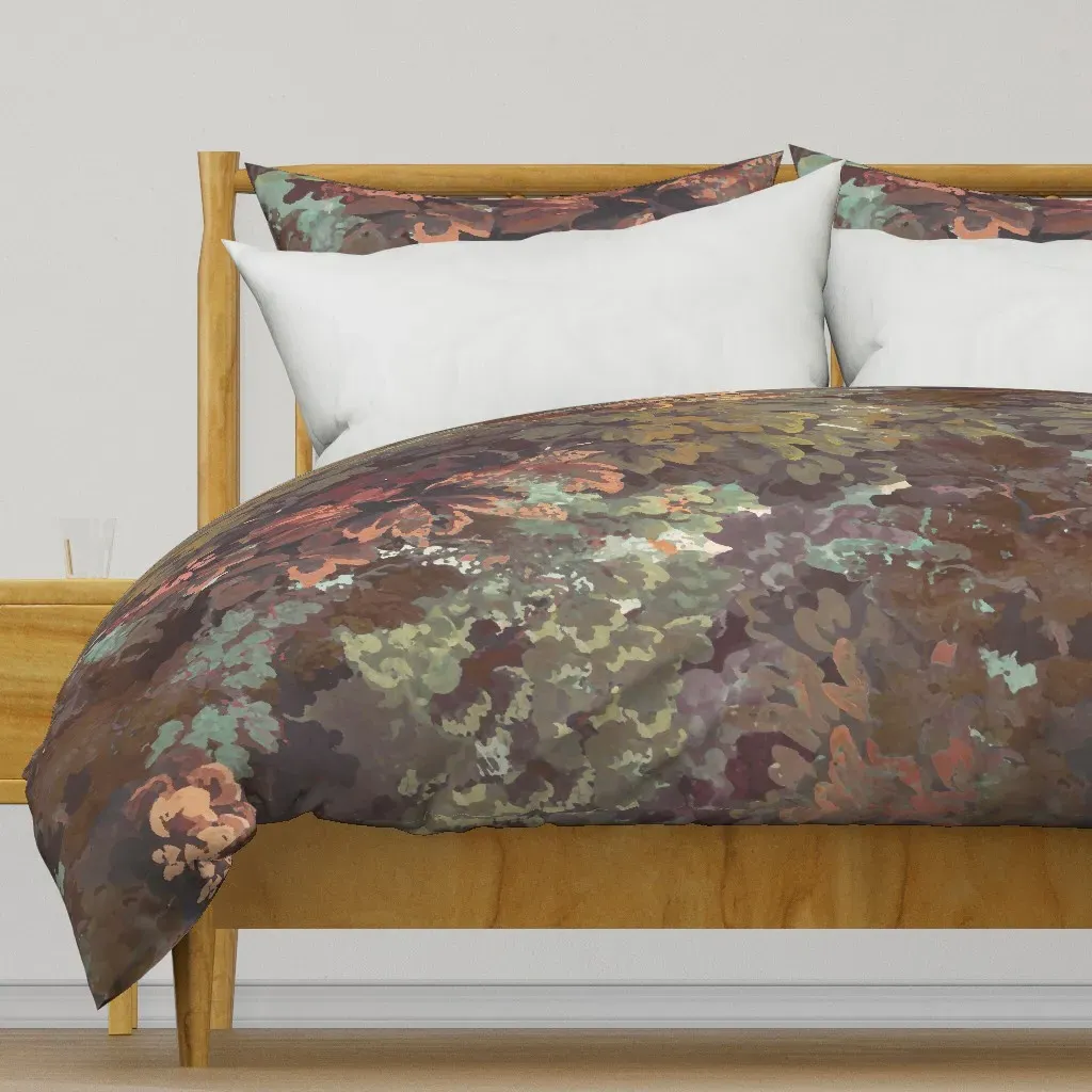 Heritage Charm Botanical Duvet Cover - Dark Brown product