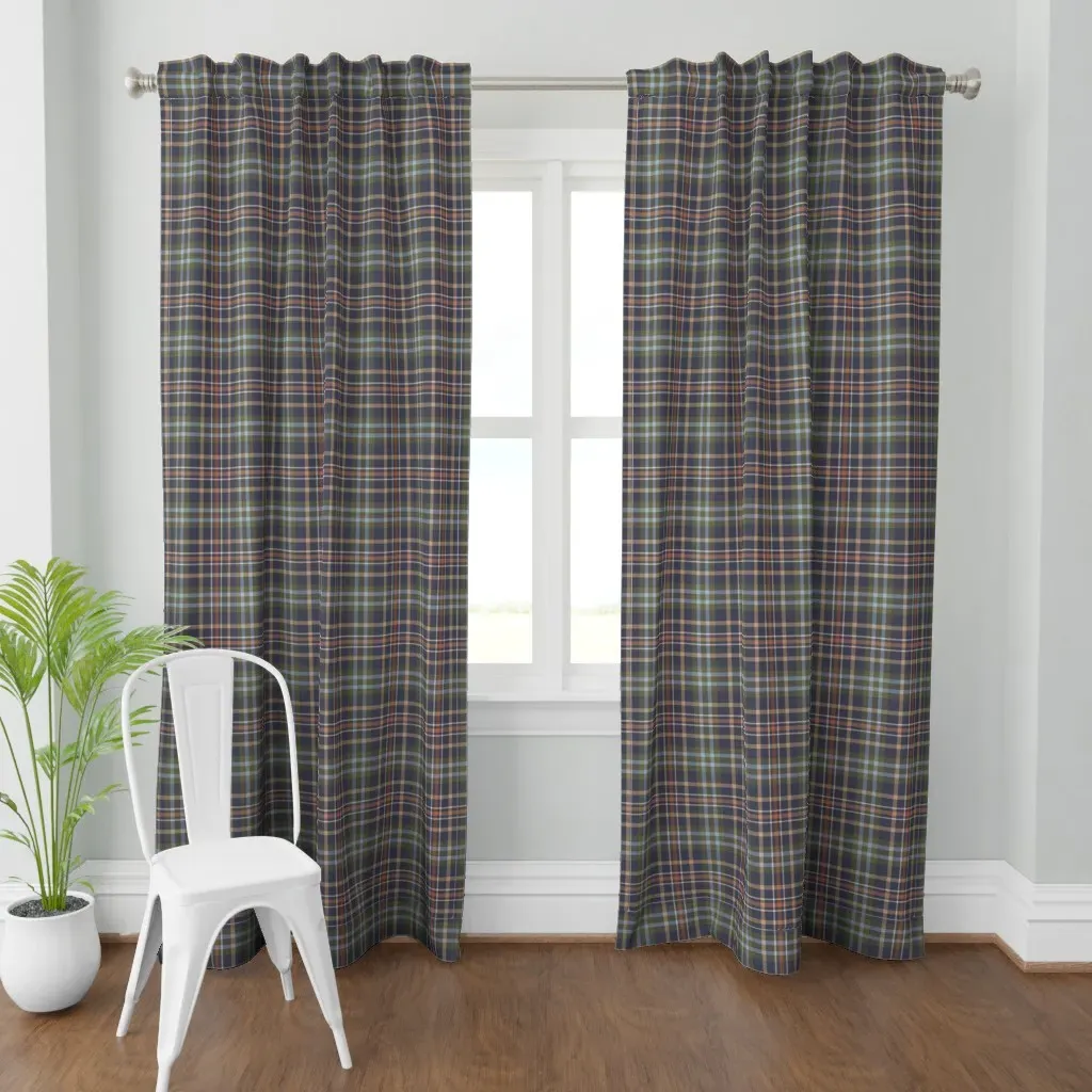 Heritage Curtain Panel - Navy Blue product