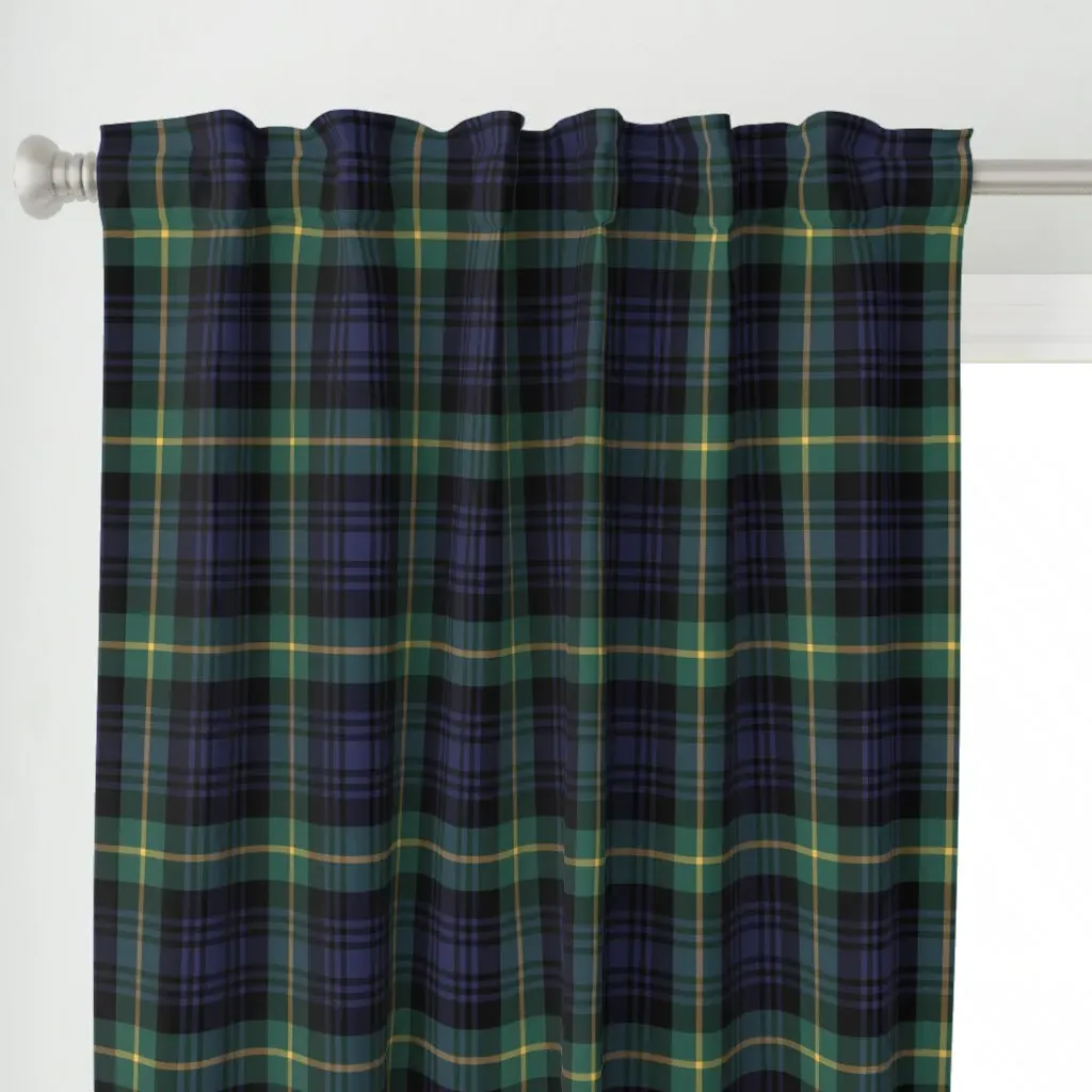 Heritage Revival Curtain Panel - Blue alternate view
