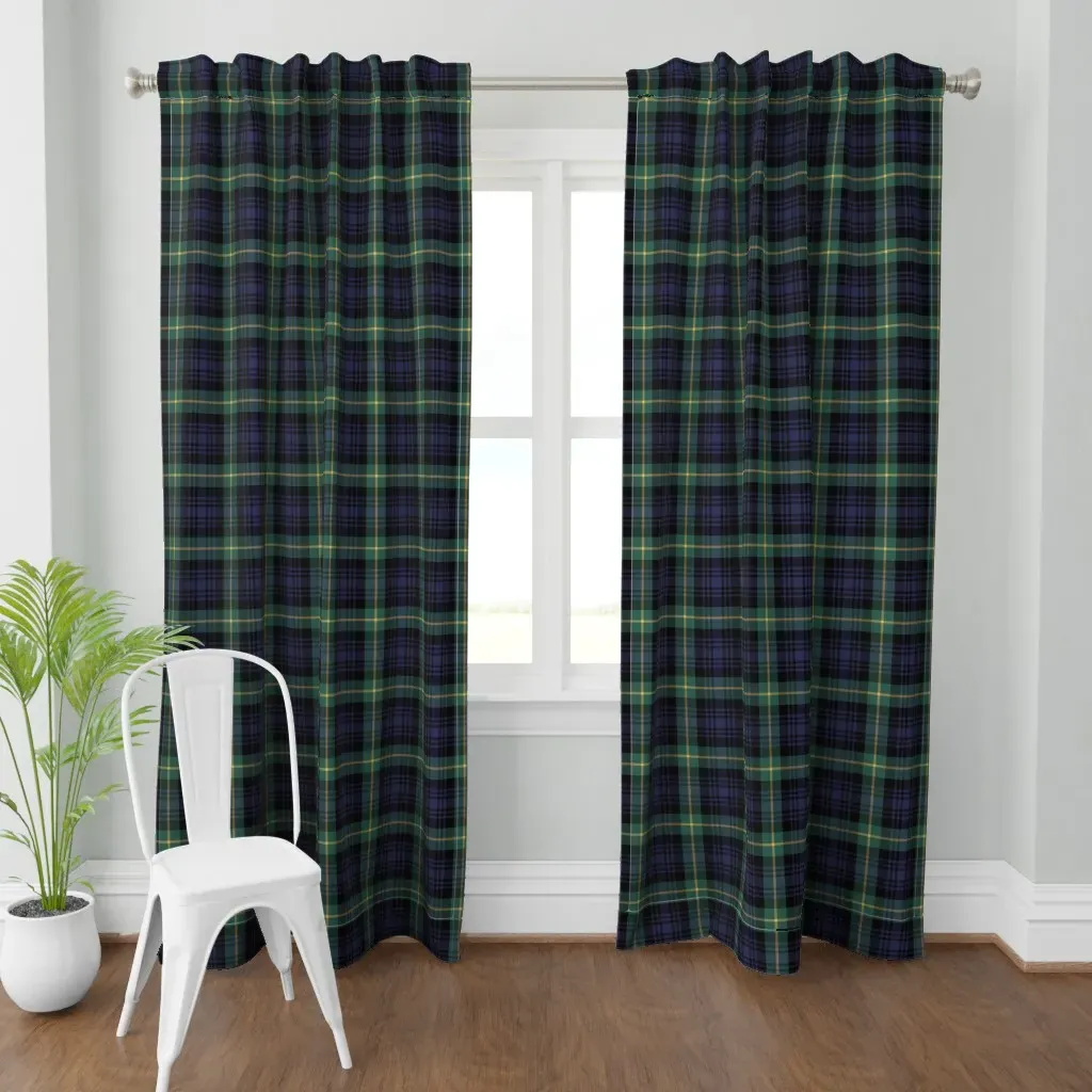 Heritage Revival Curtain Panel - Blue product