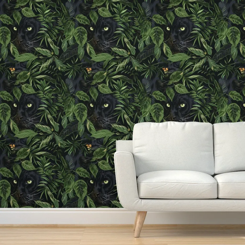 Hidden Beauty Peel and Stick Wallpaper - Dark Green product