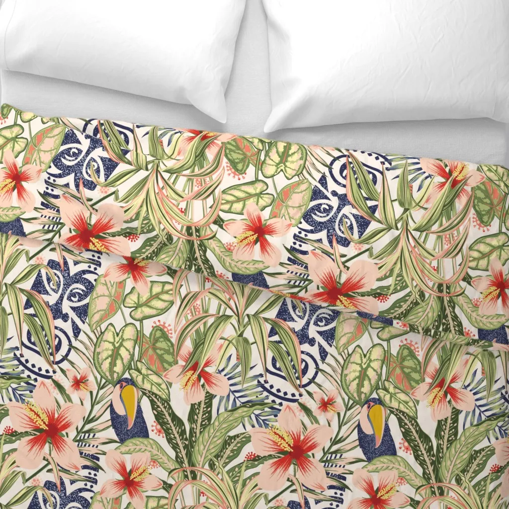 Hidden Hawaiian Garabateo Duvet Cover - Pink alternate view