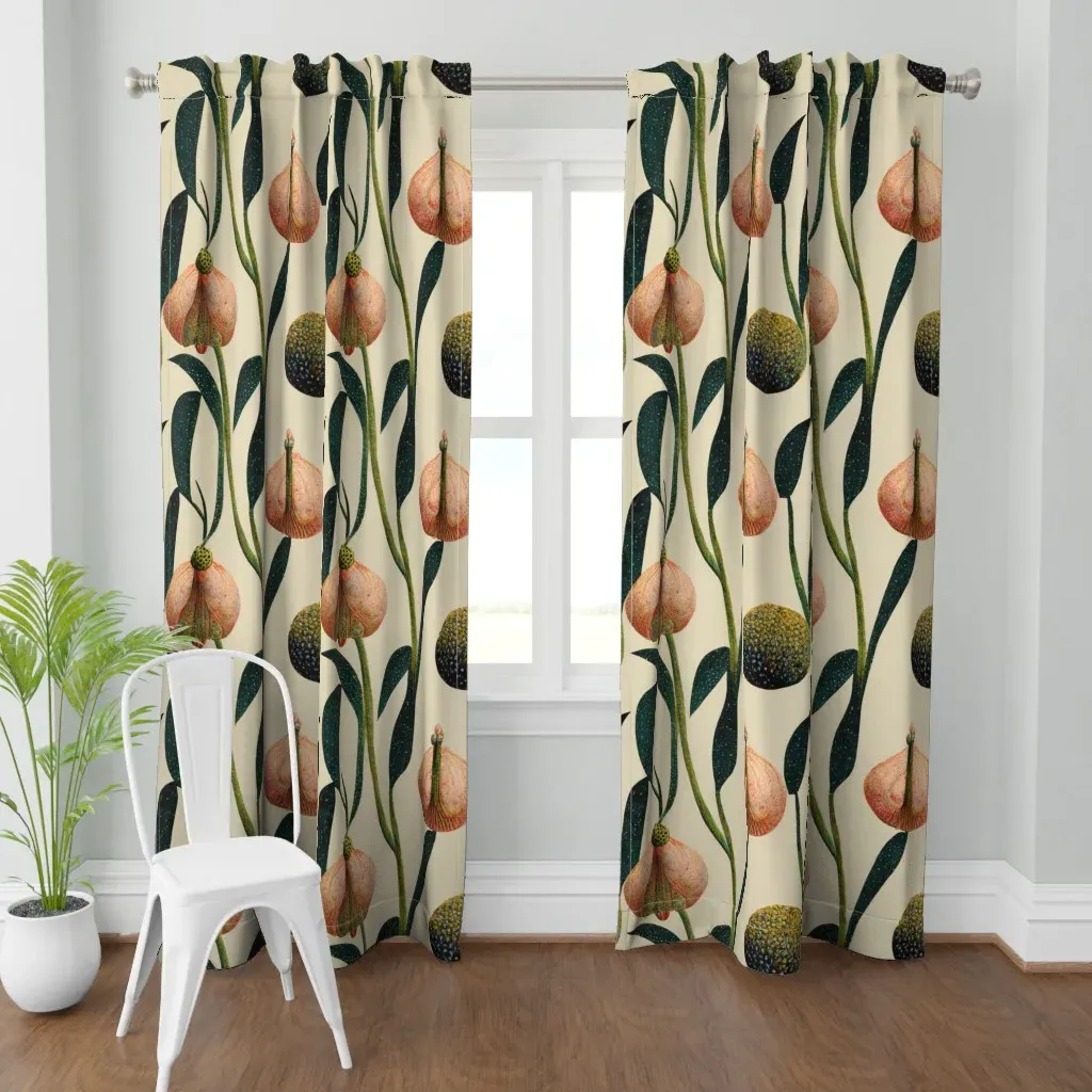 Hieronymus Peaches Curtain Panel - Pink product