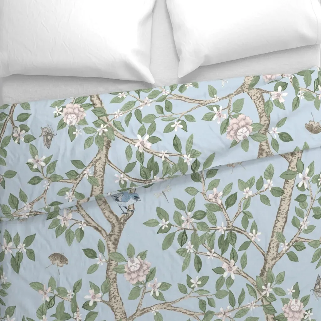Hilary Duvet Cover - Light Blue alternate view