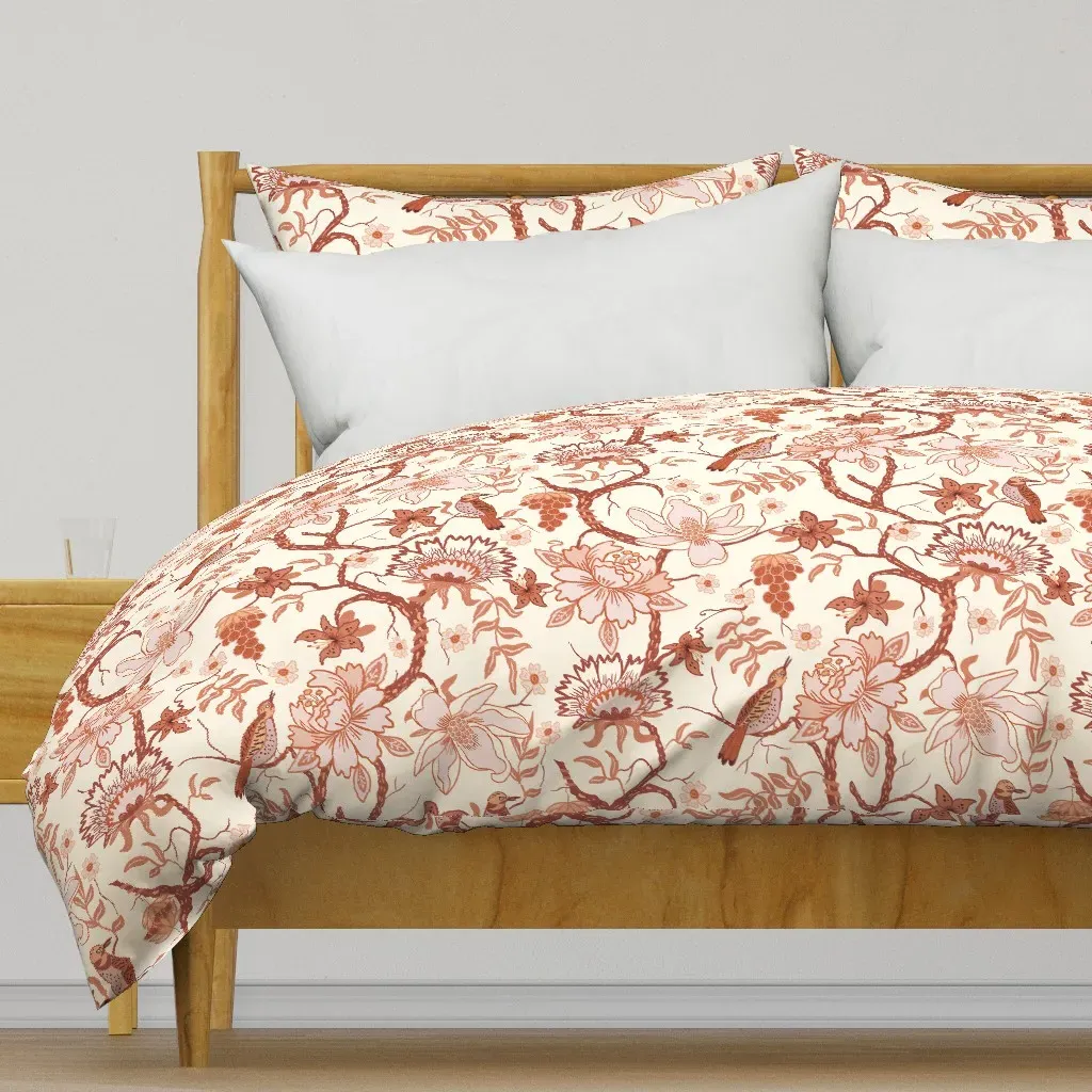 Hitchcock Woods Duvet Cover - Terracotta product