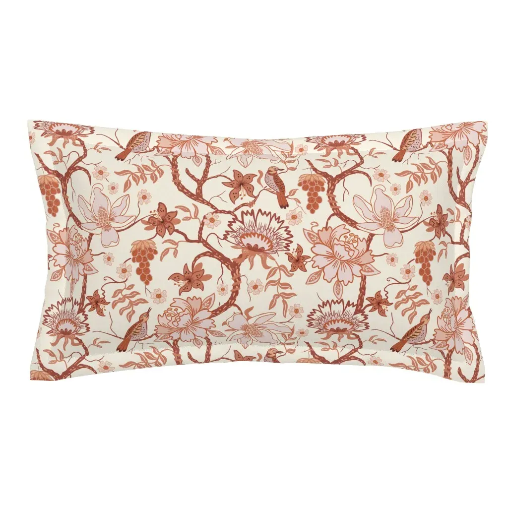 Hitchcock Woods King Size Pillow Sham - Terracotta product