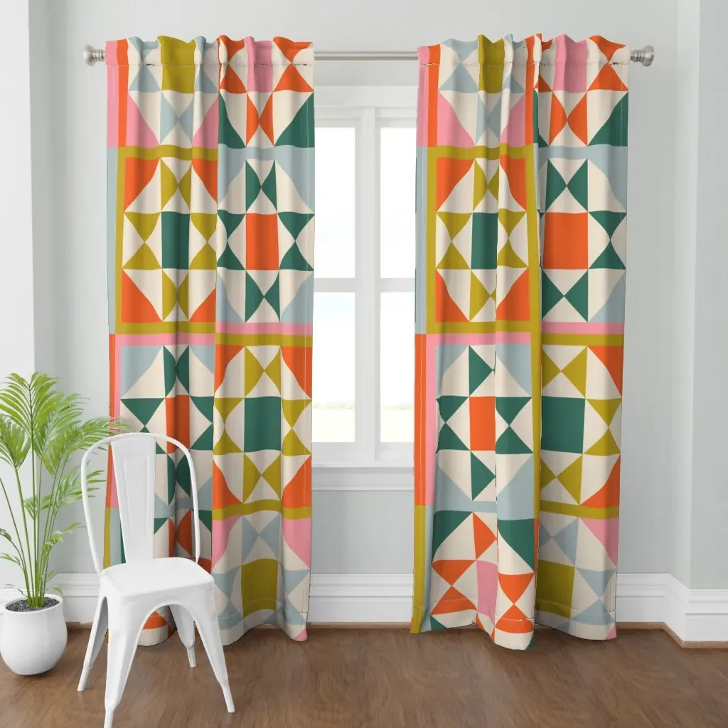 Hjvjj Curtain Panel - Orange product