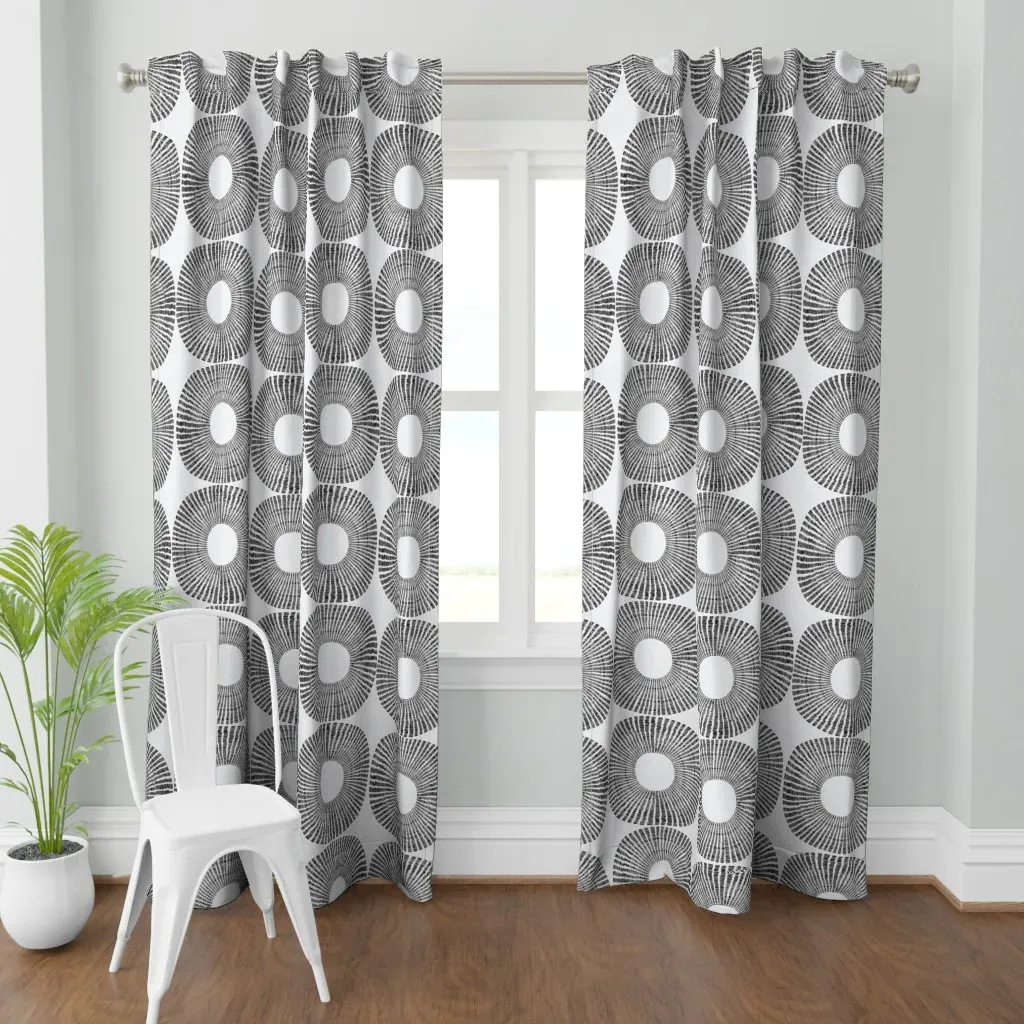 Holey Curtain Panel - Black product