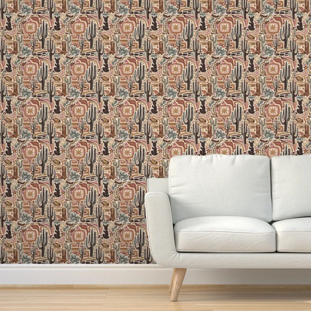 Home On The Range Peel and Stick Wallpaper - Beige product