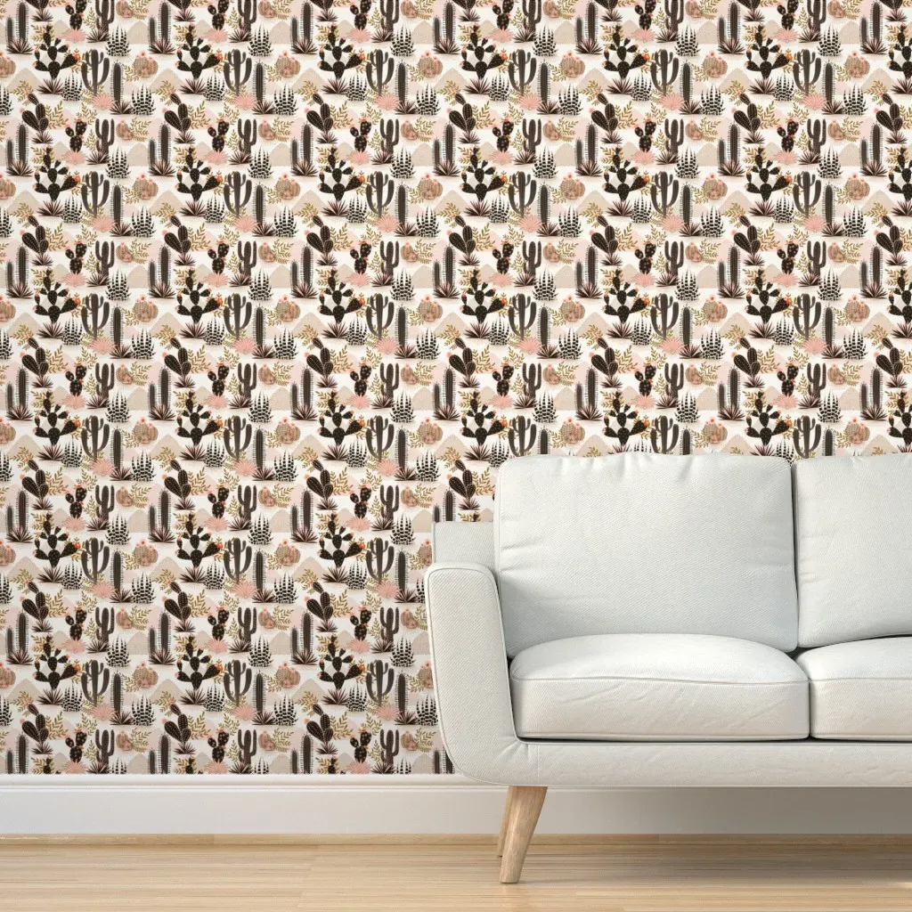 Home On The Range Peel and Stick Wallpaper - Beige product