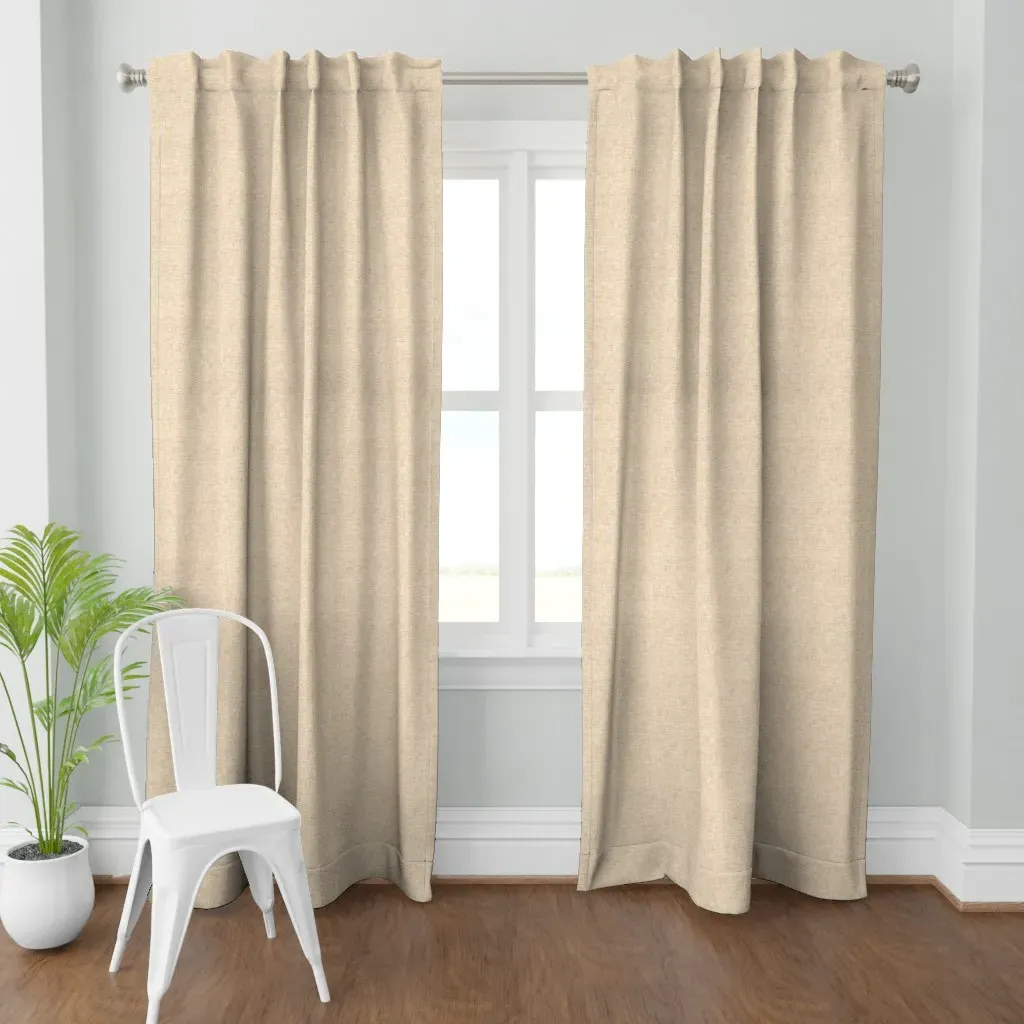 Honey Linen City Boy Curtain Panel - Beige product
