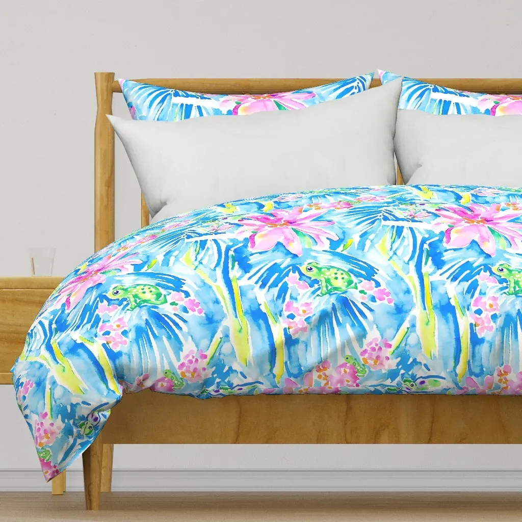 Hop To It Duvet Cover - Blue product