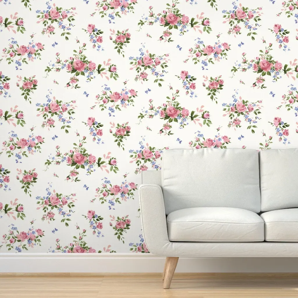 Hospitality Rose Large Scale Peel and Stick Wallpaper - Pink product