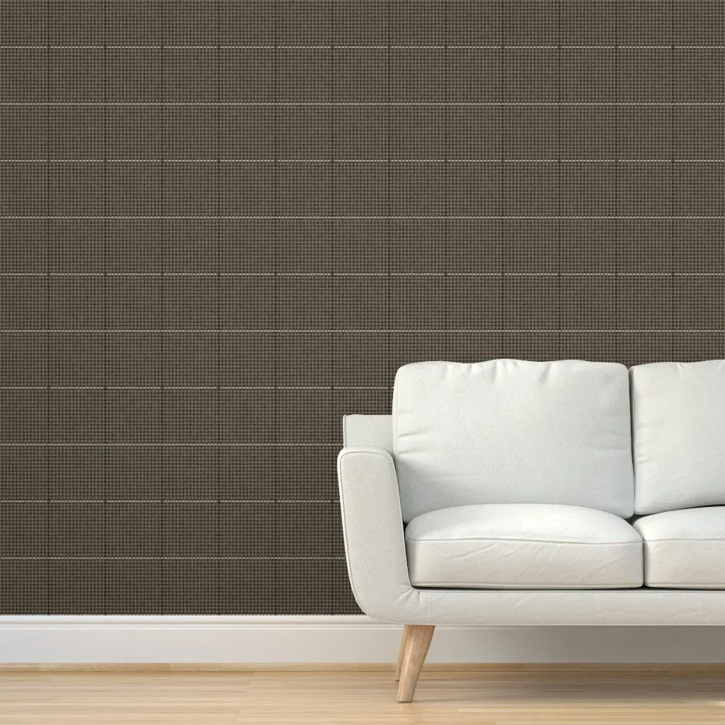 Houndstooth Plaid Peel and Stick Wallpaper - Grey product