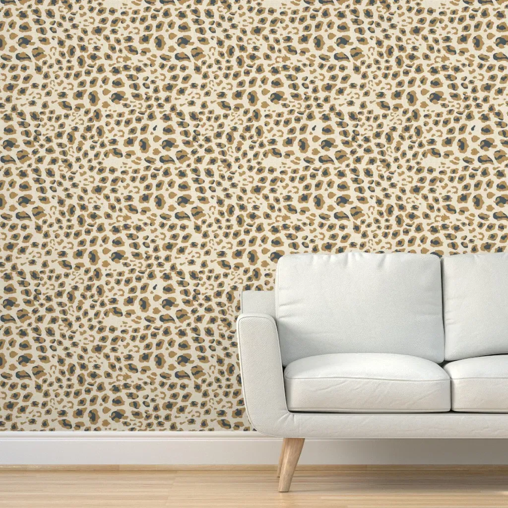 Husk Leopard Peel and Stick Wallpaper - Orange product