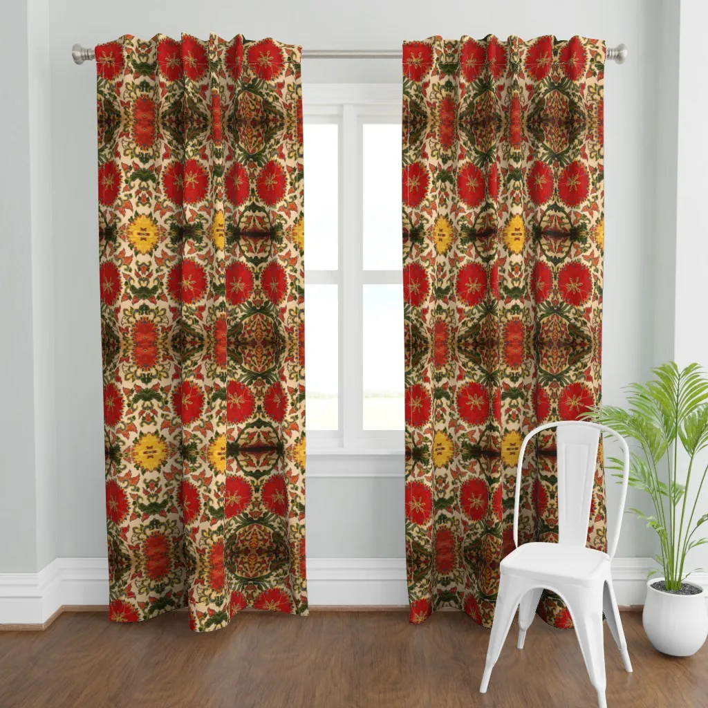 I Love Sarajevo Curtain Panel - Red product