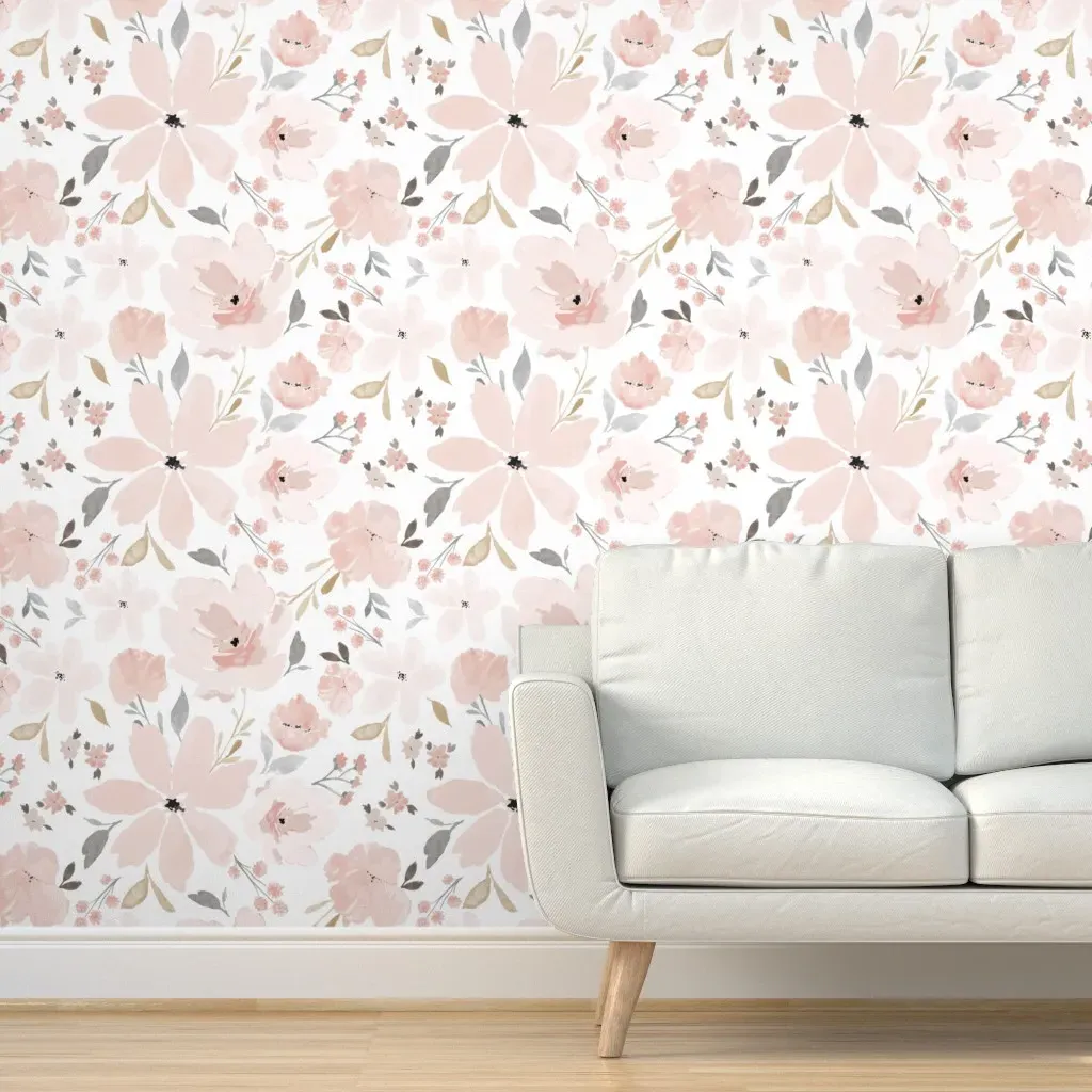 Ibd Gracie Grace Golden Jumbo Peel and Stick Wallpaper - Blush Pink product