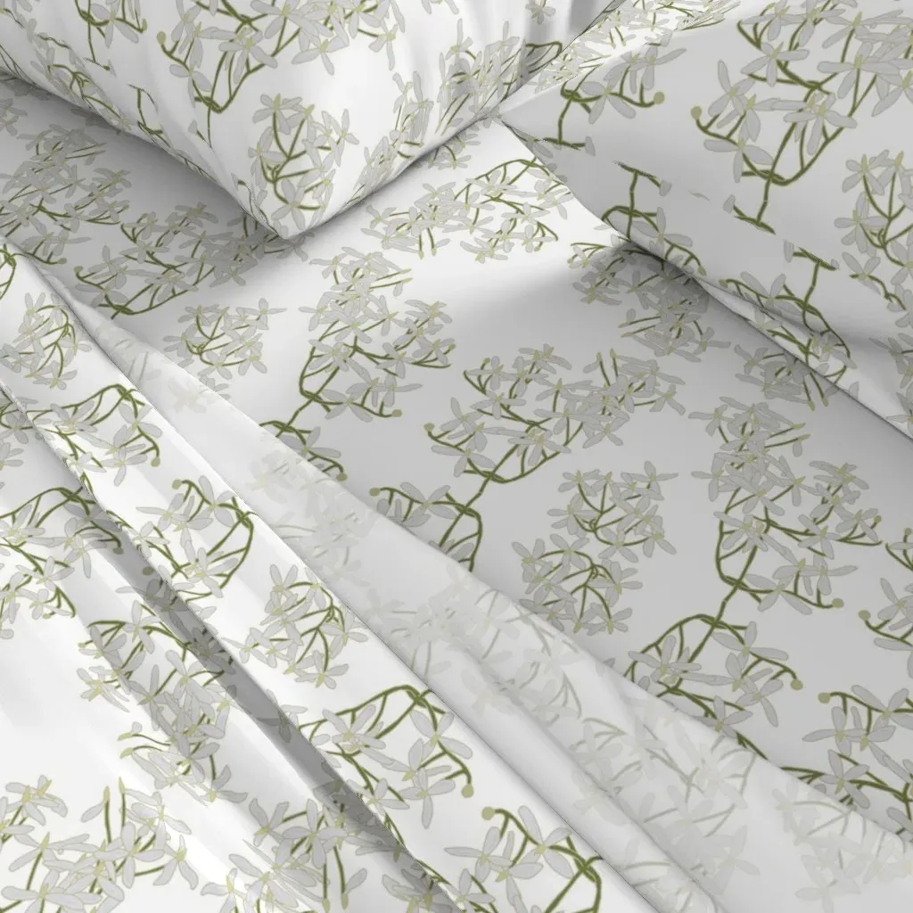 If Romance Was A Vine Full Sheet Set - White alternate view