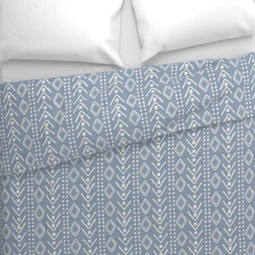 Ikat Small Duvet Cover - Off-White alternate view