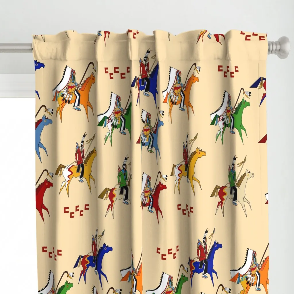Ikpázopi Curtain Panel - Beige alternate view