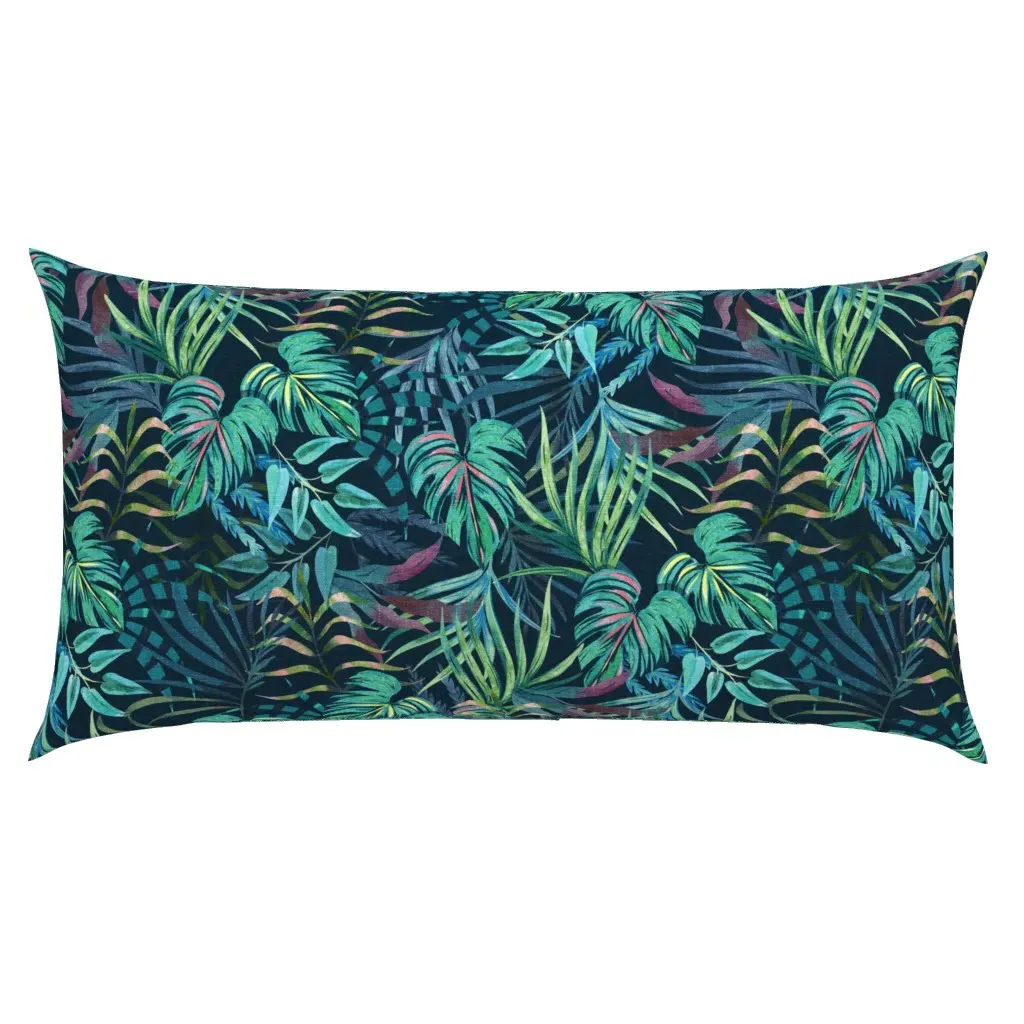 In A Tropical Mood King Pillow Sham - Teal product