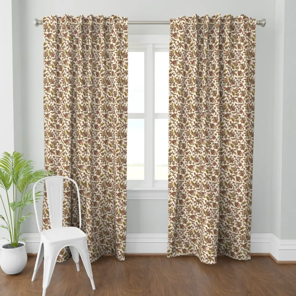 Indienne Curtain Panel - Russet product