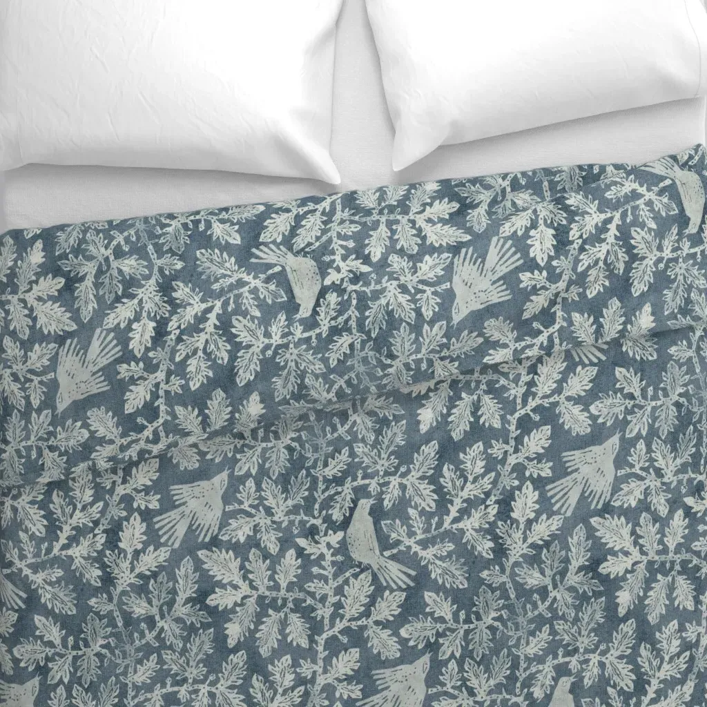 Indienne Forest Duvet Cover - Indigo alternate view