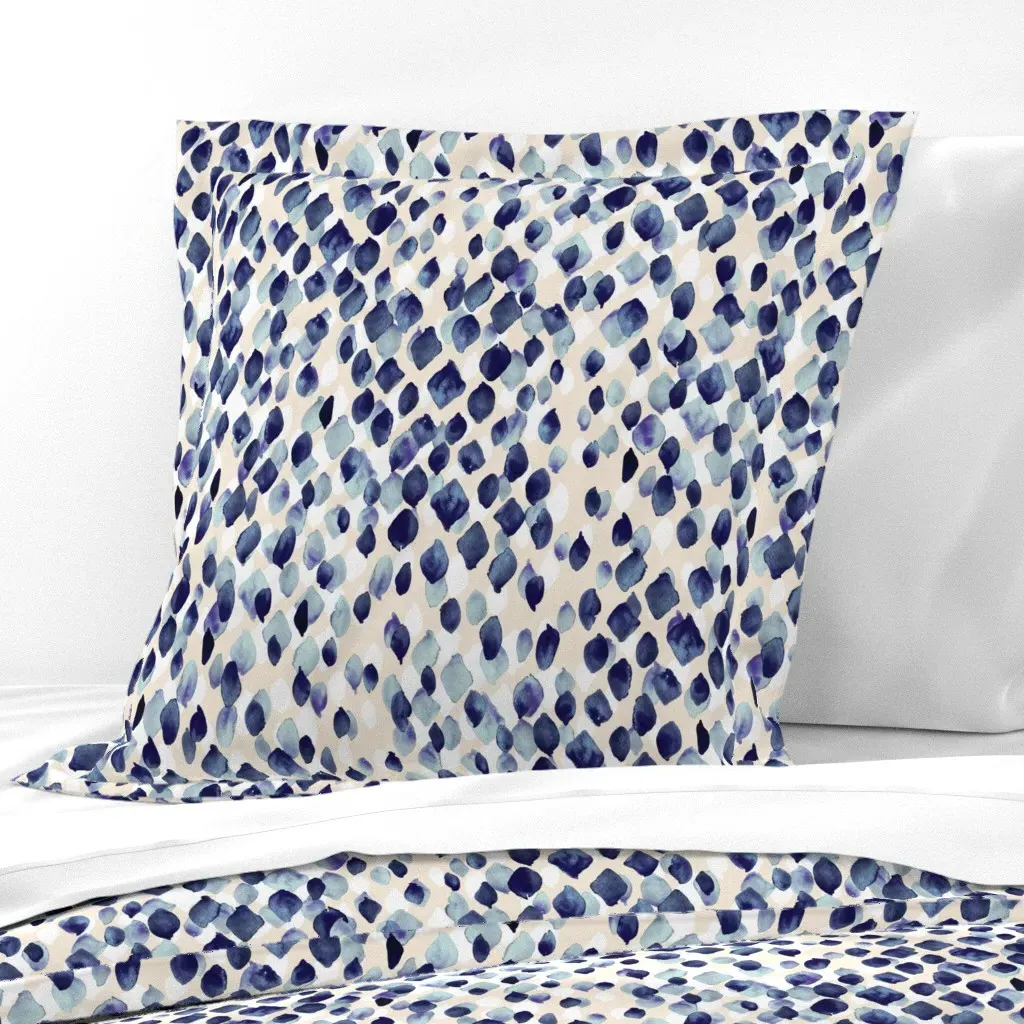 Indigo Rain Euro Pillow Sham - Navy Blue product