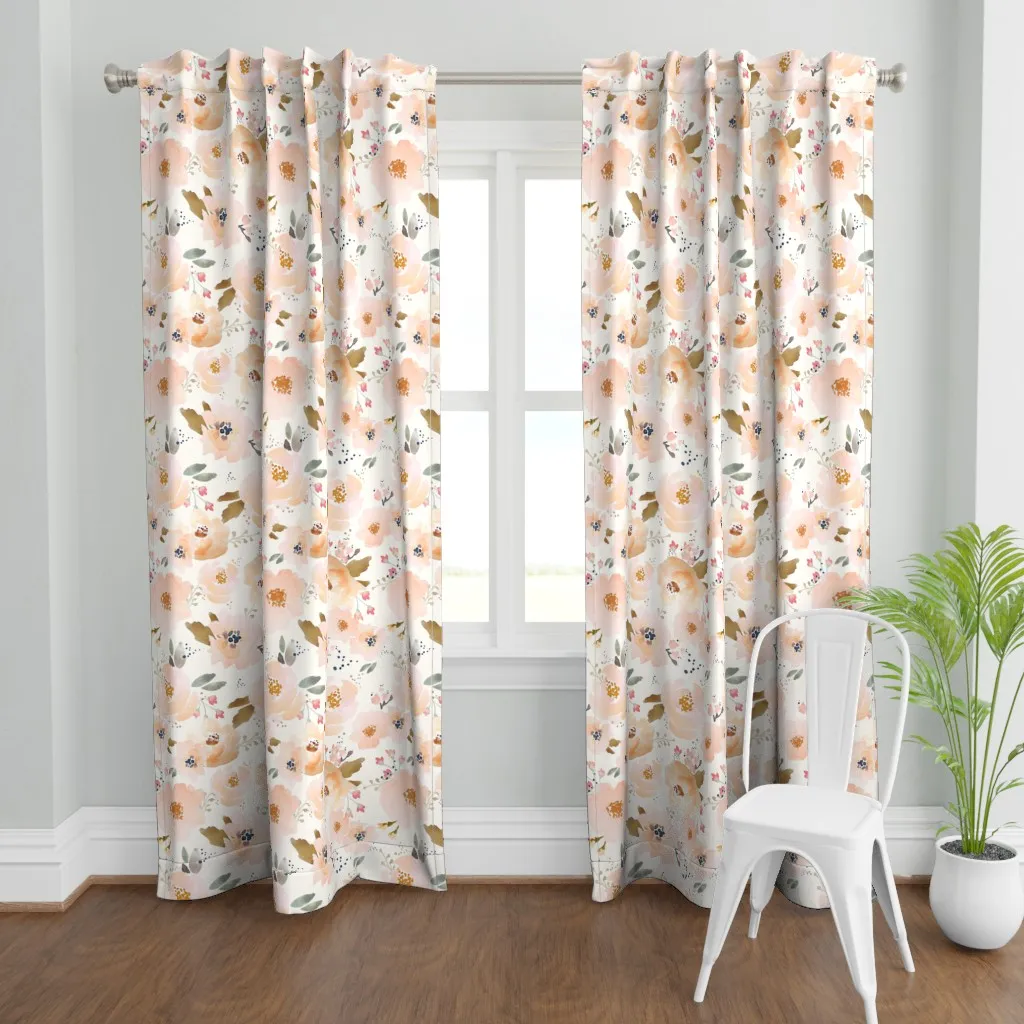 Indy Bloom Curtain Panel - Peach product