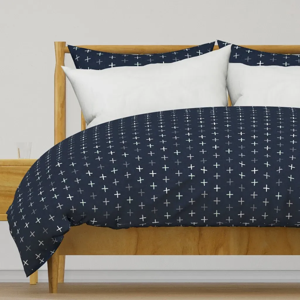Into The Wild Skinny Plus Duvet Cover - Navy Blue product