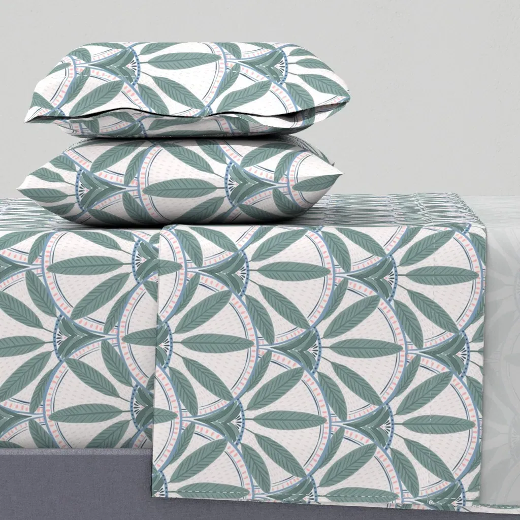 Island Calm Queen Sheet Set - Green product