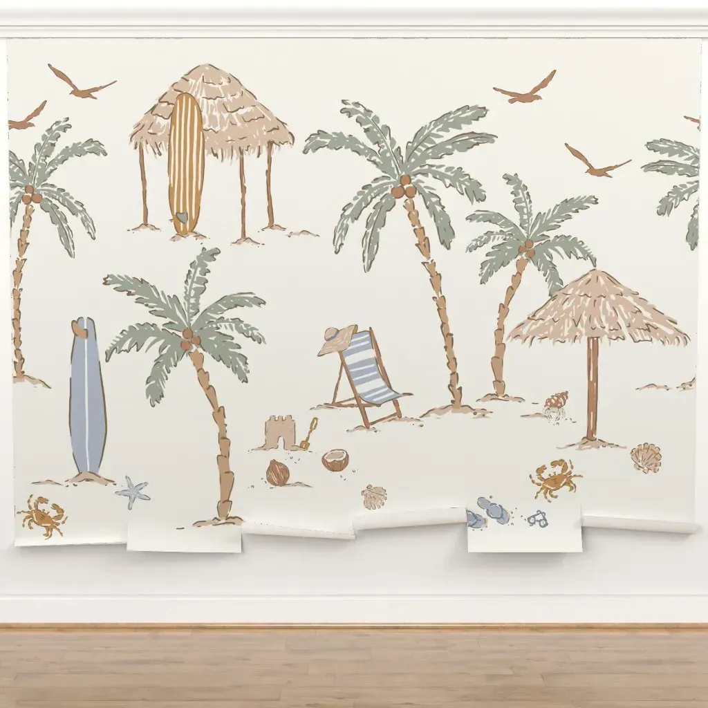 Island Chill Beach Life Peel and Stick Wall Mural product