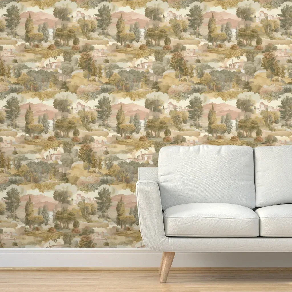 Italian Fresco Peel and Stick Wallpaper - Taupe product