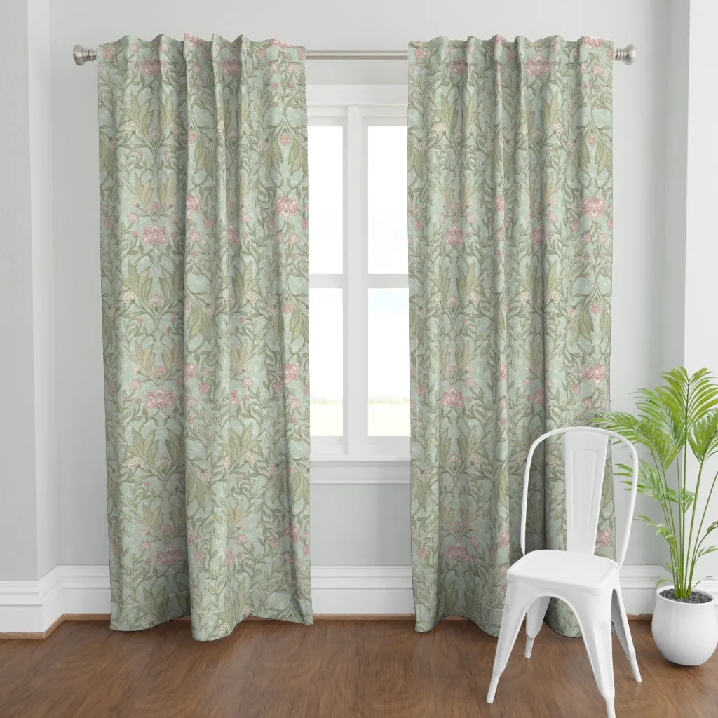 Ivy William Morris Curtain Panel - Green product