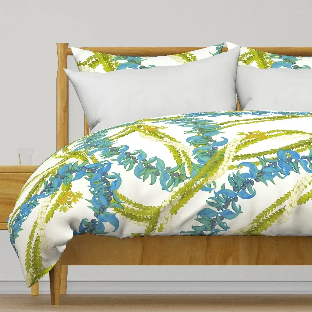 Jade Lei Pakalana Large Duvet Cover - Blue product